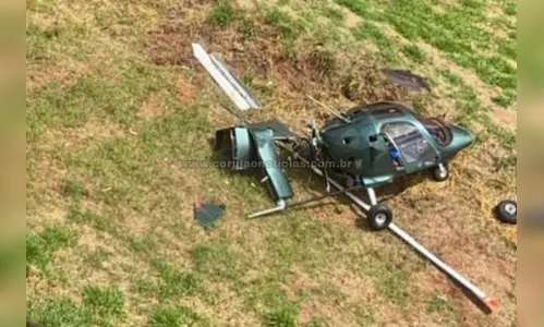 Aeronave cai na região de Maringá; piloto fica ferido