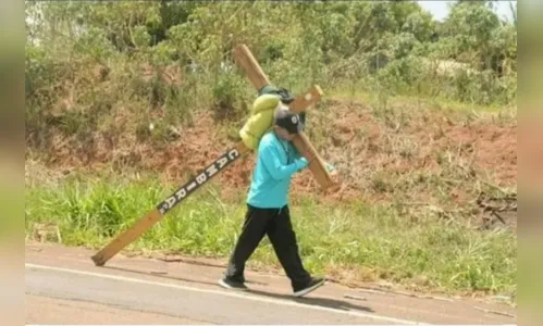 Devoto pede orações para continuar caminhada até o Santuário de Aparecida