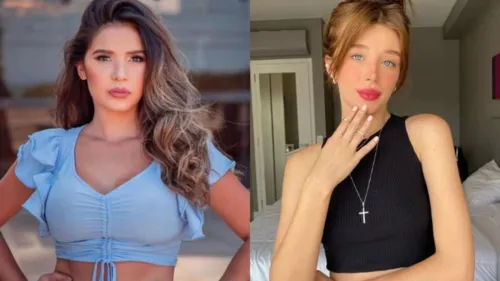 Gizelly Bicalho, ex-BBB e advogada acompanham influencer Duda Reis até 
à Delegacia da Mulher