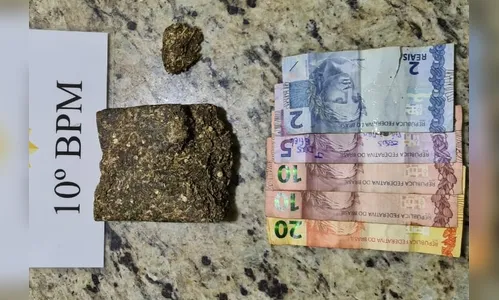 Suspeito de tráfico escondia quase 300 gramas de maconha