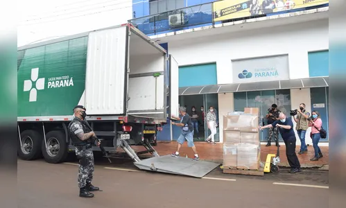 Insumos para a vacinação contra a covid-19 chegam a 22ª Regional de Saúde