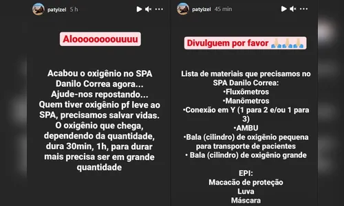 Funcionários mostram caos com oxigênio acabando em SPA de Manaus