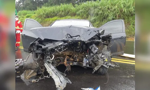 Colisão entre veículos deixa quatro feridos na BR-277