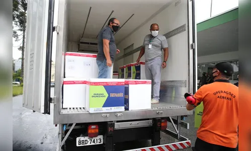 22ª Regional de Ivaiporã recebe 2.760 doses da vacina contra covid