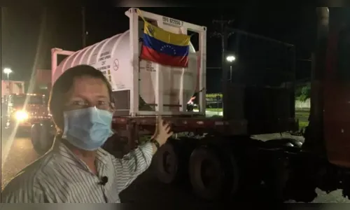 Venezuela envia 5 caminhões com 100 mil m³ de oxigênio para Manaus