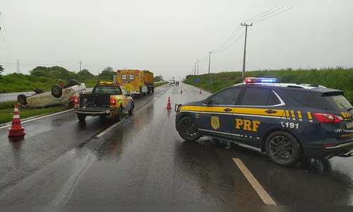PRF atende grave acidente de trânsito em Nova Esperança