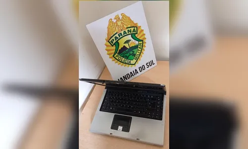 PM prende homem de 32 anos e recupera notebook