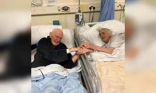 Casados há 70 anos, Derek e Margareth se despedem antes de morrer