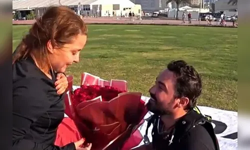 Em Dubai, Fernando Zor pede Maiara em casamento; veja o vídeo