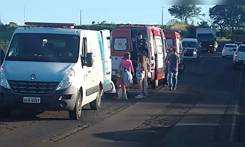 Funcionário da prefeitura sofre acidente na PR-170