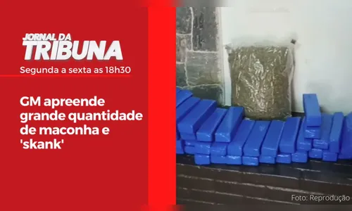 GM apreende grande quantidade de maconha e 'skank'