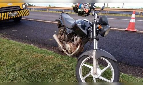 Homem fica ferido após cair da motocicleta na BR-369