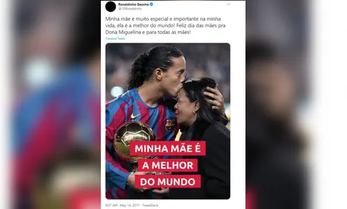Mãe de Ronaldinho Gaúcho, Dona Miguelina morre vítima da Covid-19