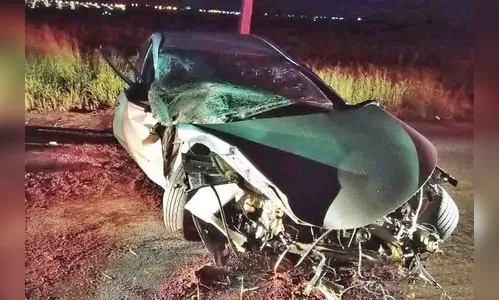 Motorista fica ferido gravemente em acidente no acesso secundário a Ivaiporã