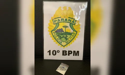 PM apreende droga encontrada no espaço do projeto 