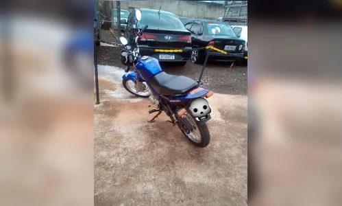 PM apreende moto irregular pilotada por adolescente