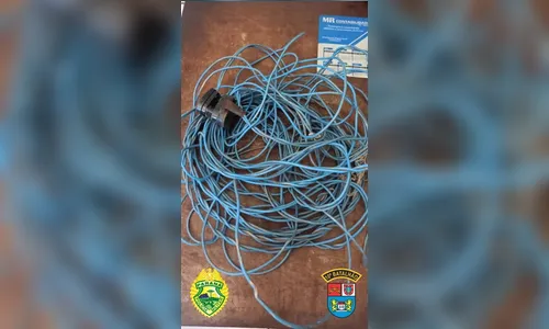 PM prende homem furtando extensão elétrica de empresa