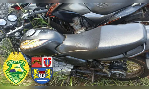 Polícia Militar apreende motocicleta em Jandaia do Sul