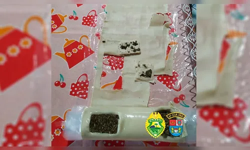 Polícia apreende massa de pastel recheada com maconha