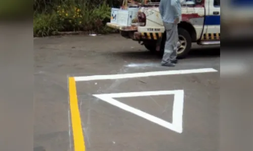 Ruas do Jardim Colúmbia recebem novas pinturas de sinalização viária