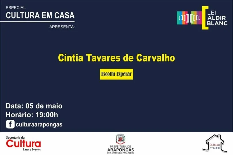 Cultura em Casa Especial vai para 3º noite de apresentações