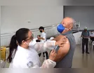 Idosos de Ivaiporã acima de 80 anos recebem 1ª dose da vacina