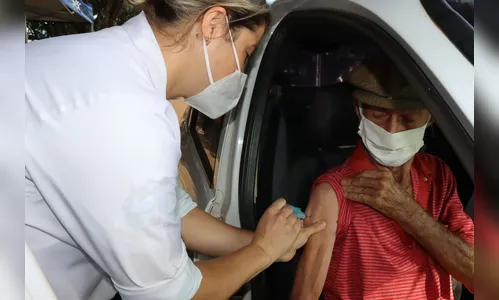 Ivaiporã vacina nesta terça-feira idosos acima de 77 anos