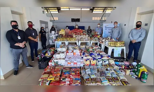 Sesc Ivaiporã arrecada e doa alimentos à assistência social