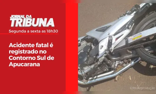 Acidente fatal é registrado no Contorno Sul de Apucarana