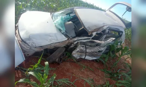 Jovem fica ferido em acidente em São João do Ivaí