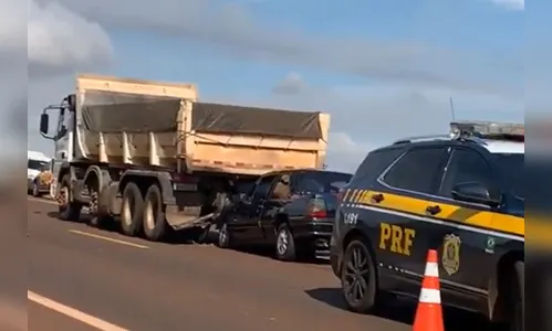 Quatro pessoas feridas em acidente na BR-369, em Cascavel