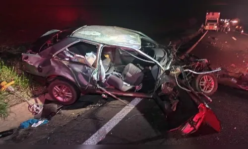 Duas pessoas morrem em acidente no KM 84  da PR-323
