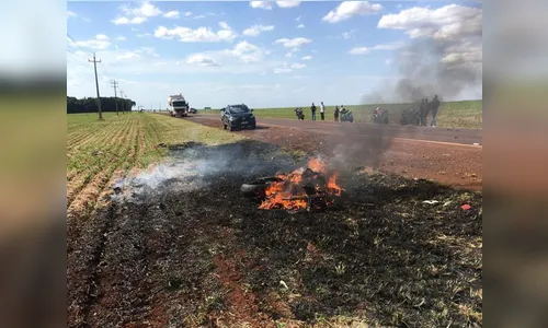 Motociclista de 49 anos morre em acidente na PR-182