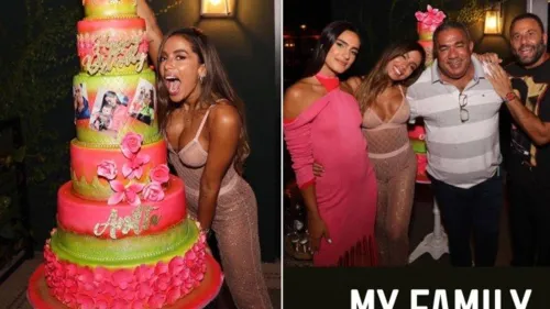 Anitta festeja aniversário de 28 anos em Miami