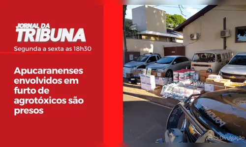 Apucaranenses envolvidos em furto de agrotóxicos são presos