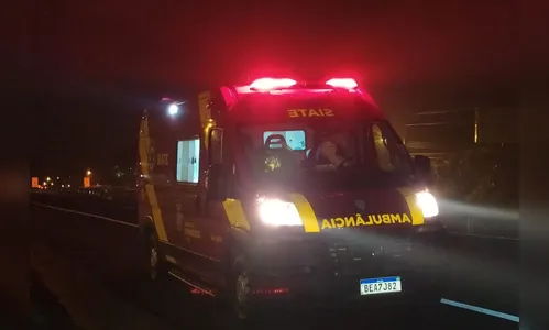 Bombeiros socorrem ciclista ferido na BR-369