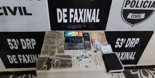 Cinco são presos em flagrante com diversas drogas