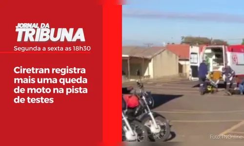 Ciretran registra mais uma queda de moto na pista de testes