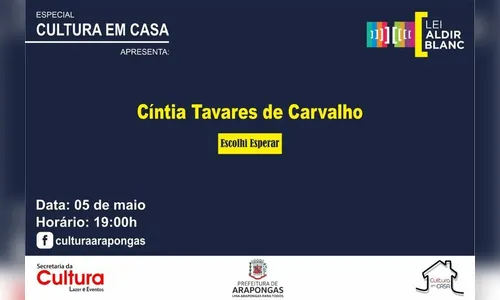 Cultura em Casa Especial vai para 3º noite de apresentações