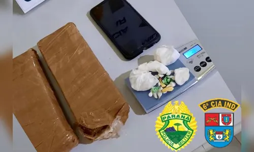 PM apreende drogas que seriam arremessadas na cadeia