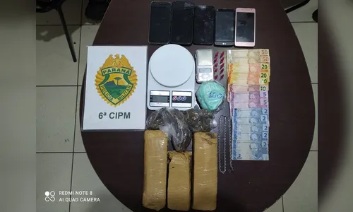 PM apreende dois quilos de maconha e 200 gramas de cocaína