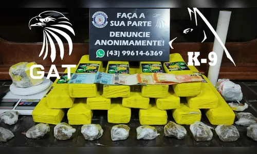 Homem é preso com mais de 8 quilos de maconha