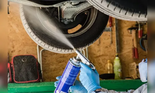 Homem é preso furtando ceras e spray para carros