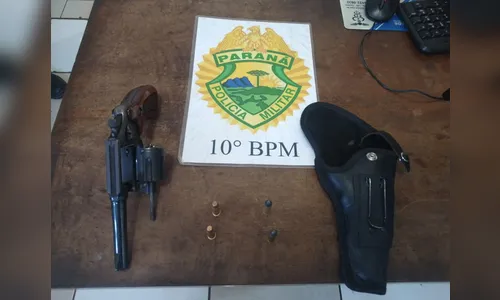 Homem é preso por furto e porte ilegal de arma de fogo