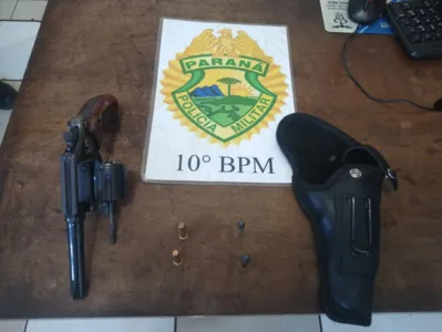 Homem é preso por furto e porte ilegal de arma de fogo