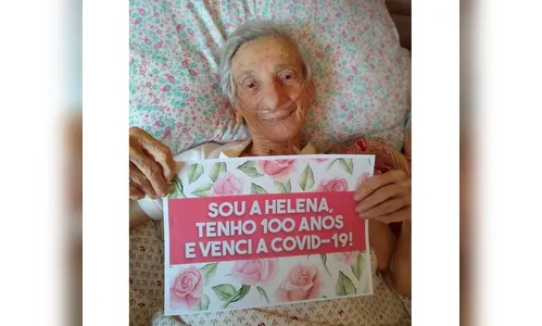 Idosa de 100 anos vence a Covid-19 após 17 dias internada