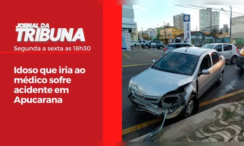 Idoso que iria ao médico sofre acidente em Apucarana