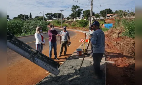 Interbairros ganha calçadas em Apucarana