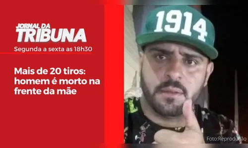 Mais de 20 tiros: homem é morto na frente da mãe