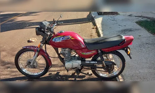 Moto com R$ 35 mil em débitos é apreendida em Apucarana
